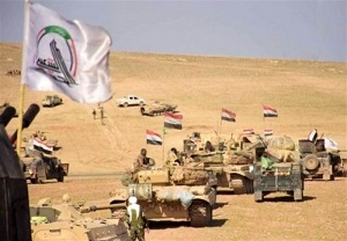 تشییع پیکر شهدای حشد الشعبی در بغداد؛ تحصن مقابل سفارت آمریکا