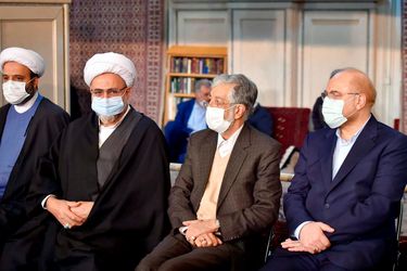 حضور قالیباف در مراسم ختم آیت الله مجتهد شبستری