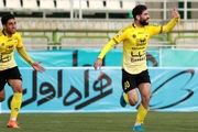 گل اول سپاهان به استقلال توسط یاسین سلمانی+فیلم