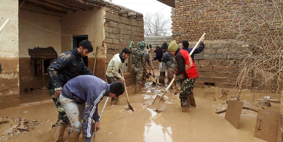 خدمت ۴۶ هزار جهادگر بسیجی در ۲۵ روز به سیل‌زدگان