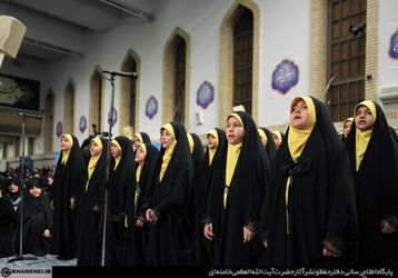 دیدار هزاران نفر از زنان و دختران با رهبر انقلاب/گزارش تصویری