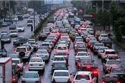 بارش برف و باران ادامه دارد/ ترافیک پرحجم در محور چالوس