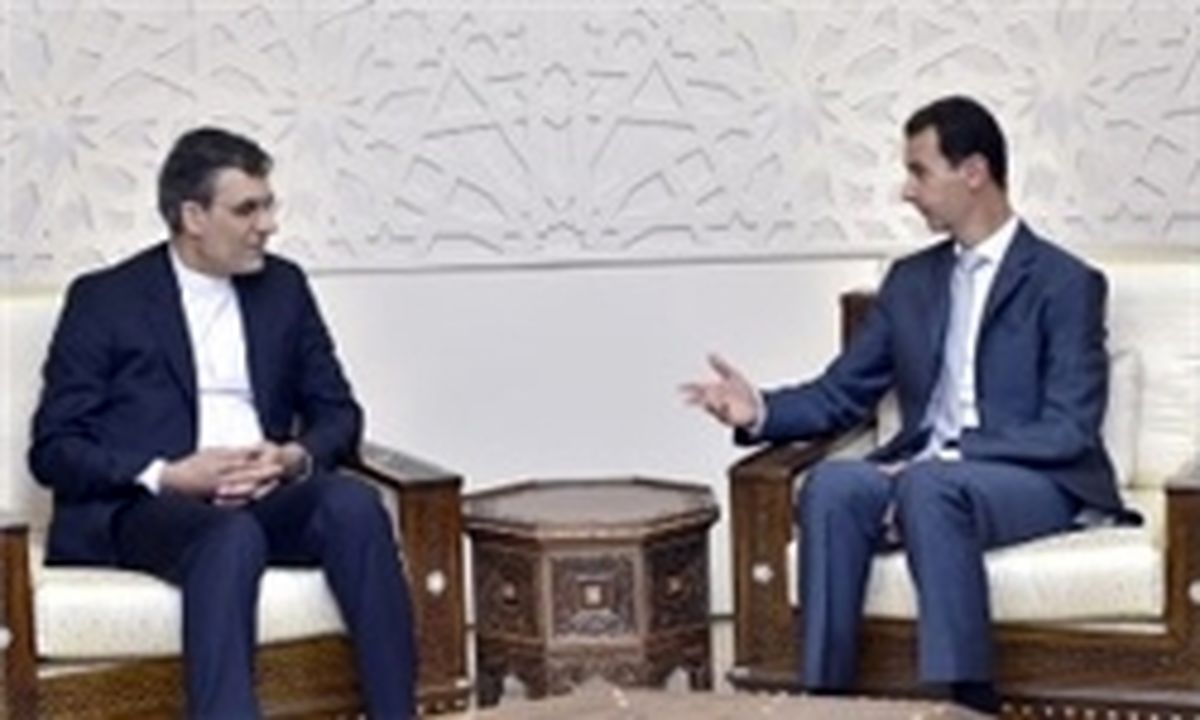 جابری‌انصاری با بشار اسد دیدار و گفت‌وگو کرد