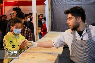 ضیافت افطاری فلسطینی/گزارش تصویری