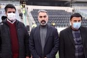 دسته گلی برای سرمربی استقلال+ عکس