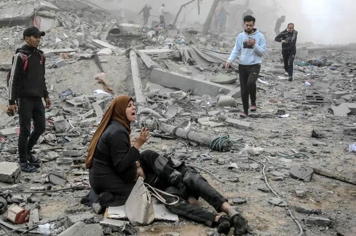 حمله تانک‌های اسرائیل به آوارگان فلسطینی
