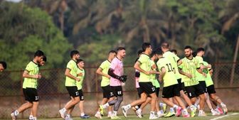 تمرین امروز سرخپوشان در 2 گروه