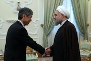 روحانی پیام کتبی نخست وزیر ژاپن را دریافت کرد