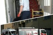 بالابری که بلای جان مرد کاشانی شد + عکس

