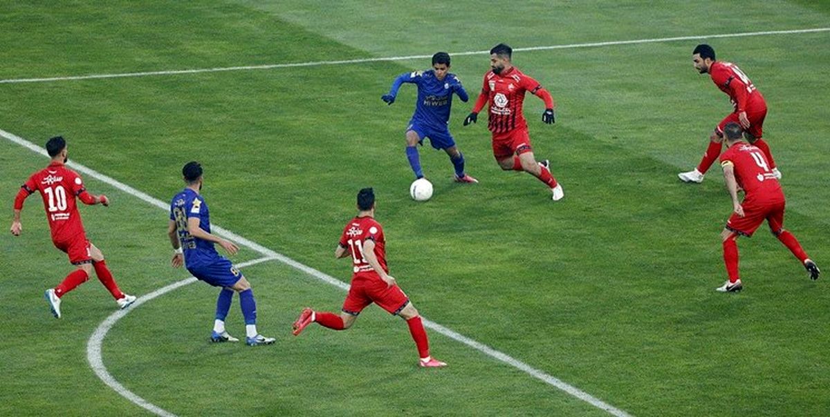 گل اول پرسپولیس به استقلال  توسط مهدی عبدی+ فیلم