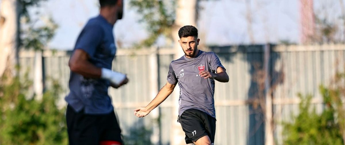 حضور فعال محمد خدابنده‌لو در تمرینات پرسپولیس ادامه دارد