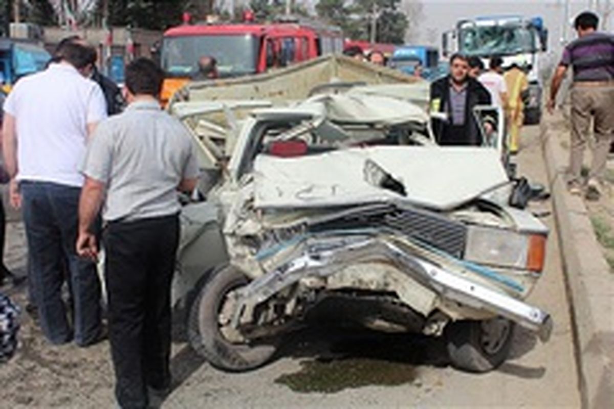 خواب‌آلودگی راننده جان ۵ نفر را گرفت