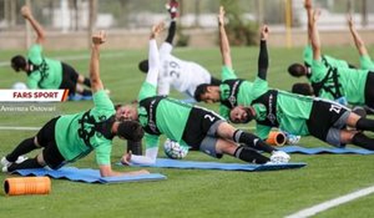 
ادامه تمرینات تیم ملی زیر نظر کی‌روش
