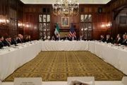 دیدار الجولانی با اعضای اتاق بازرگانی آمریکا