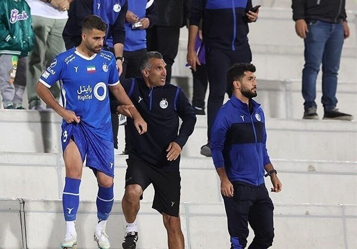 حمله مدافع استقلال به پرسپولیسی‌ها
