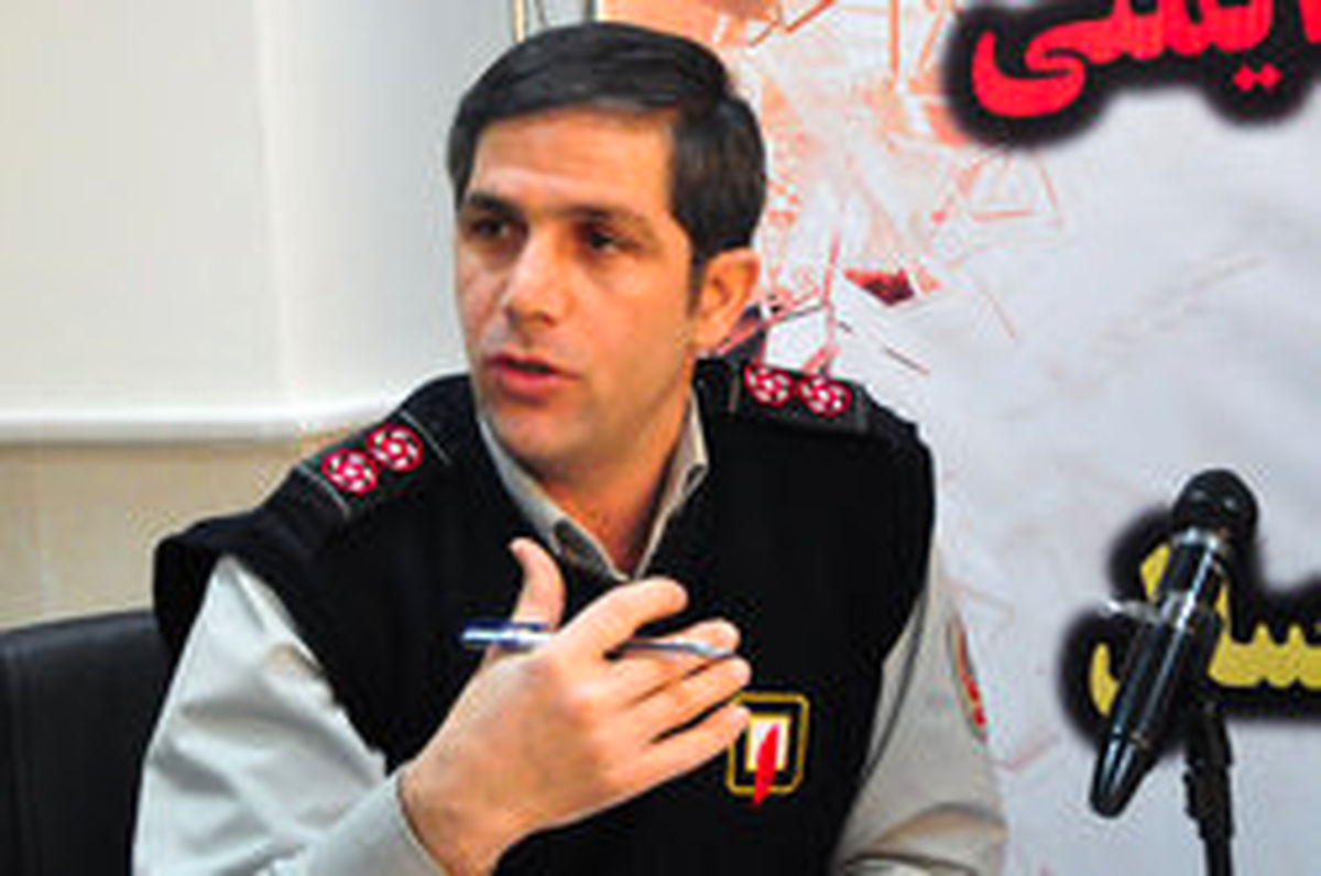 آتش سوزی در مجتمع تجاری در تهران