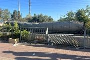 تصویری تکان دهنده از بدنه موشک بالستیک ایرانی در خاک تلاویو
