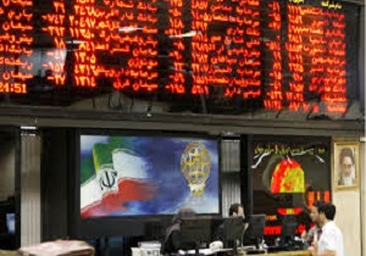شاخص بورس قرمز پوش شد
