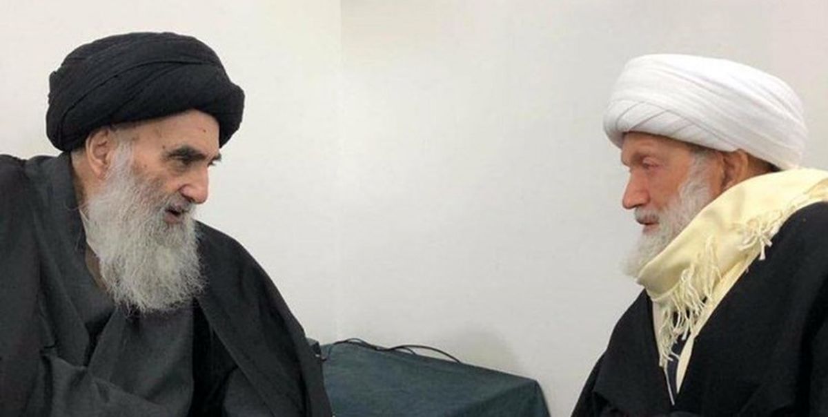 آیت‌الله سیستانی و آیت‌الله شیخ عیسی قاسم با یکدیگر دیدار کردند