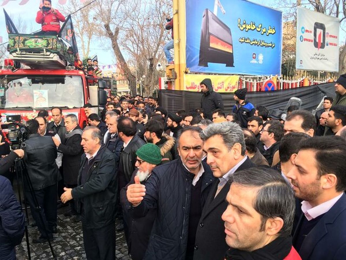 قول مساعد حناچی به آتش نشانان