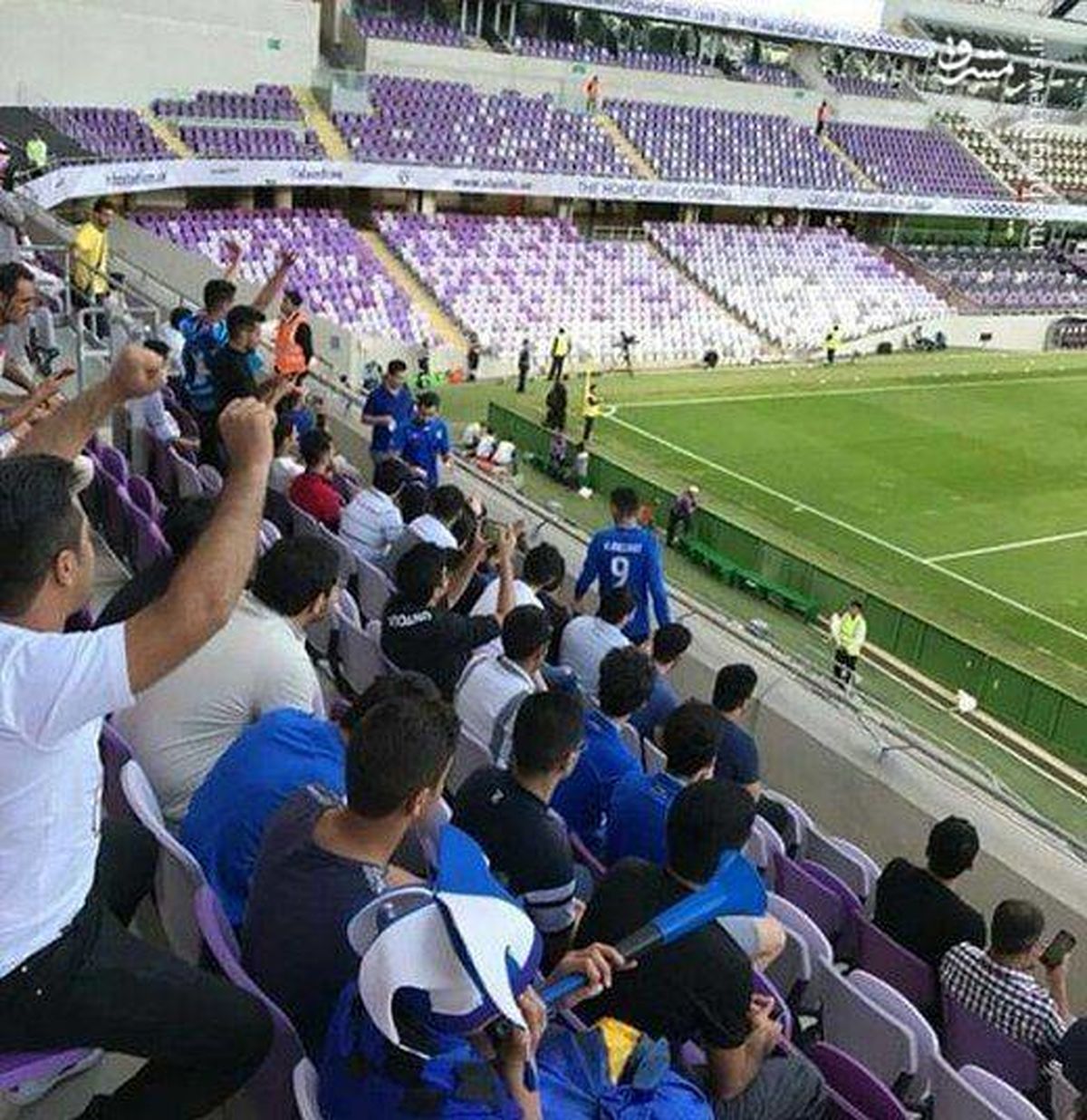 حضور هواداران استقلال در آزادی خبرساز شد