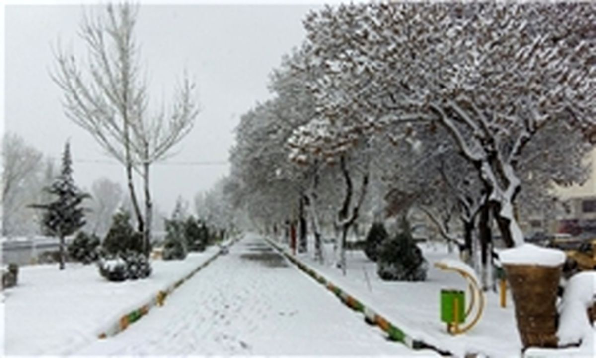 برفی که بهار ملایر را غافلگیر کرد