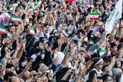 تصویر هوایی از جمعیت جشن میلاد پیامبر(ص) +فیلم