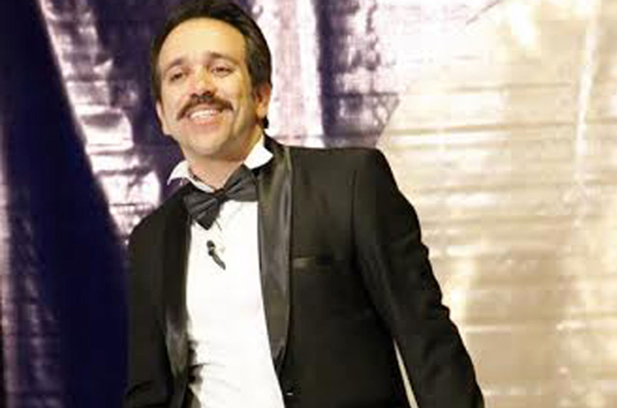 کمدین «خندوانه» در کنار هوتن شکیبا/ عکس