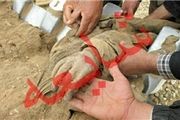 تصویر تفحص پیکر سالم شهید ساختگی است+عکس