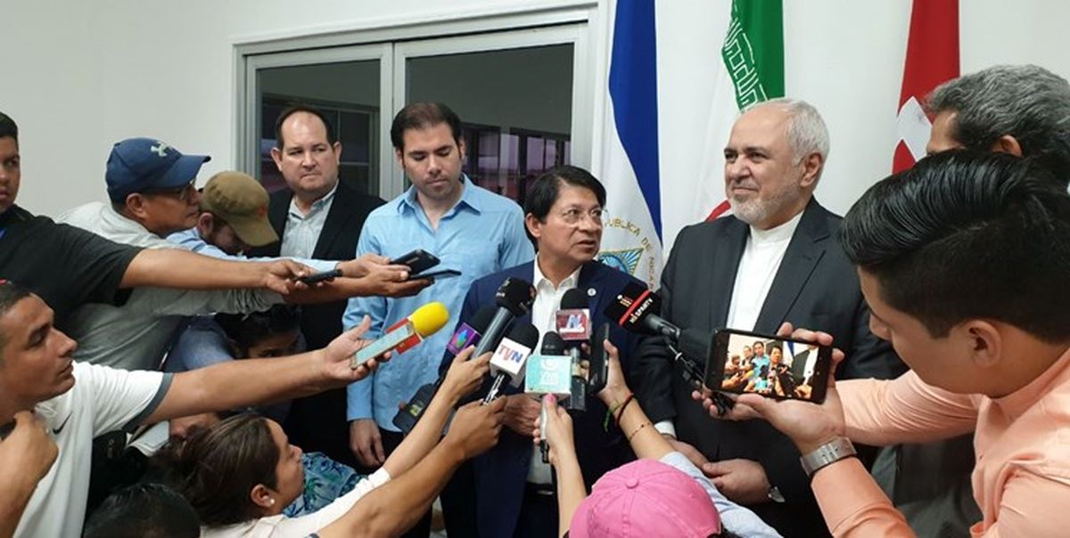 ظریف وارد نیکاراگوئه شد