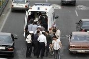 مرگ عابرپیاده در پی عبور از عرض بزرگراه