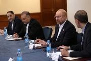 نشست قالیباف با دبیر کل اتحادیه اقتصادی اوراسیا+تصاویر