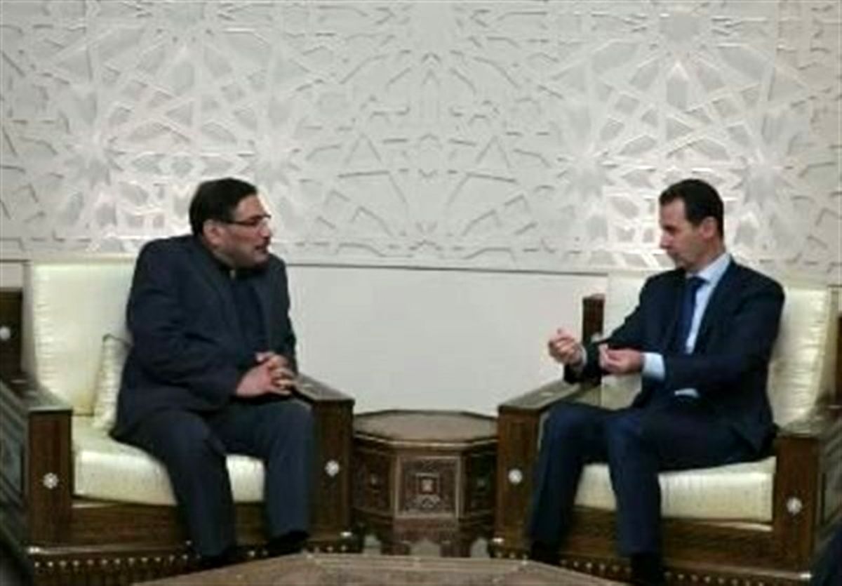دیدار دبیر شورای عالی امنیت ایران با بشار اسد