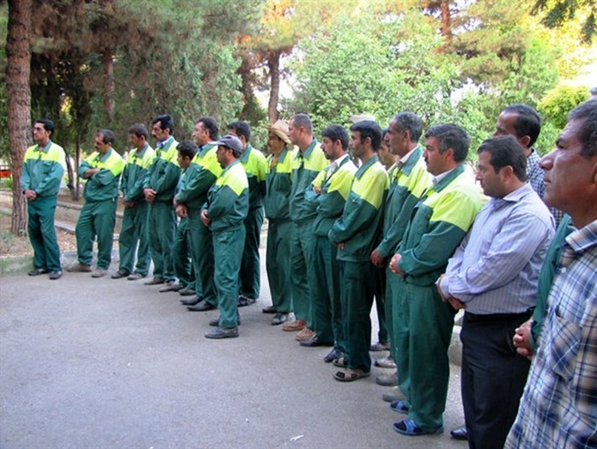 حقوق 7 ماه کارگران فضای سبز پایمال شد