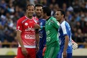 کاپیتان پرسپولیس باید از دربی اخراج می شد+تصاویر