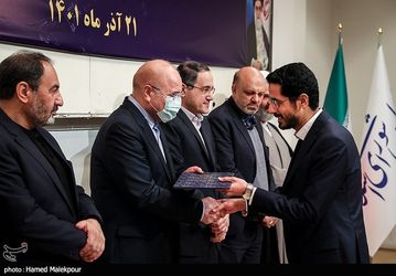مراسم گرامیداشت هفته پژوهش با حضور رئیس مجلس/گزارش تصویری