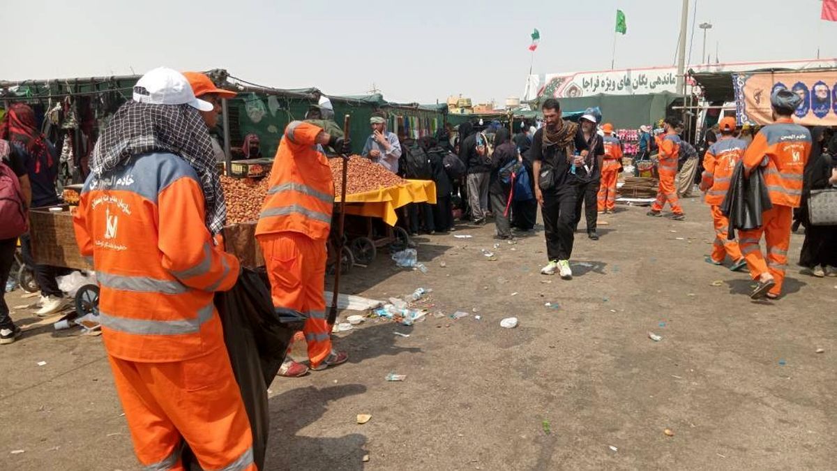 جمع آوری چهارصد تن پسماند از معابر منتهی به مرز مهران