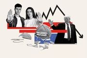 کاهش بی‌سابقه محبوبیت ترامپ