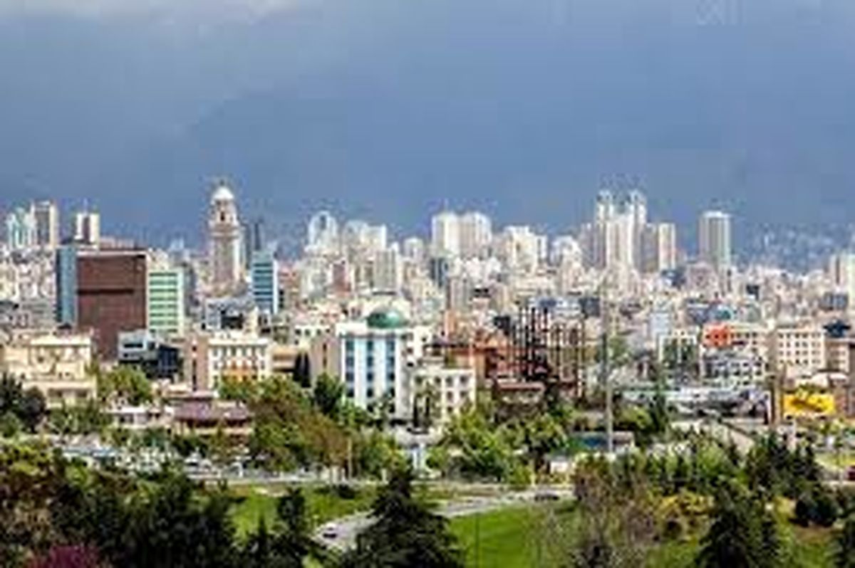 بارش رگباری در نقاط شمالی تهران 