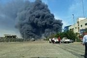 تصویر ماهواره متئوست از لحظه انفجار بندرعباس