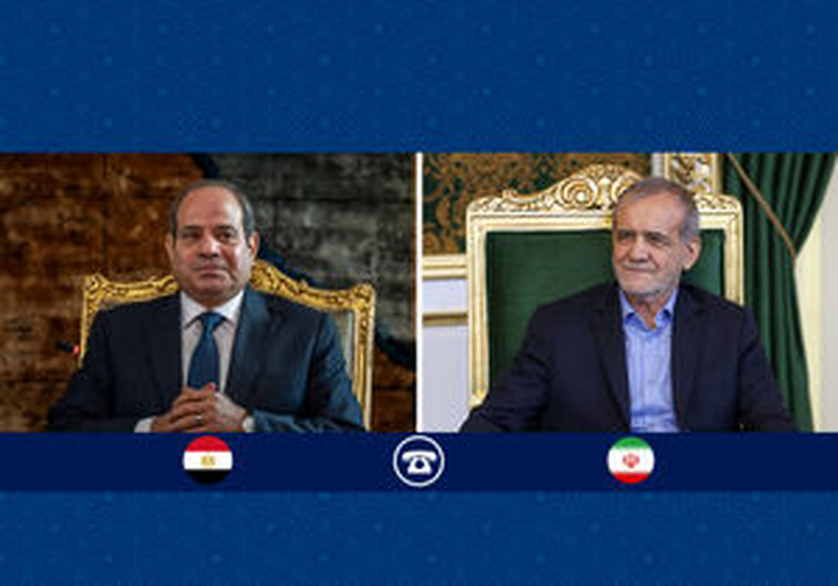 گفت‌وگوی تلفنی روسای جمهور ایران و مصر