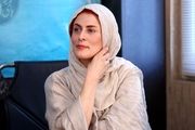 «بهناز جعفری» با چادر رنگی و چهره ای آشفته/ عکس