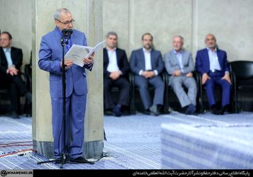دیدار معلمان با رهبری