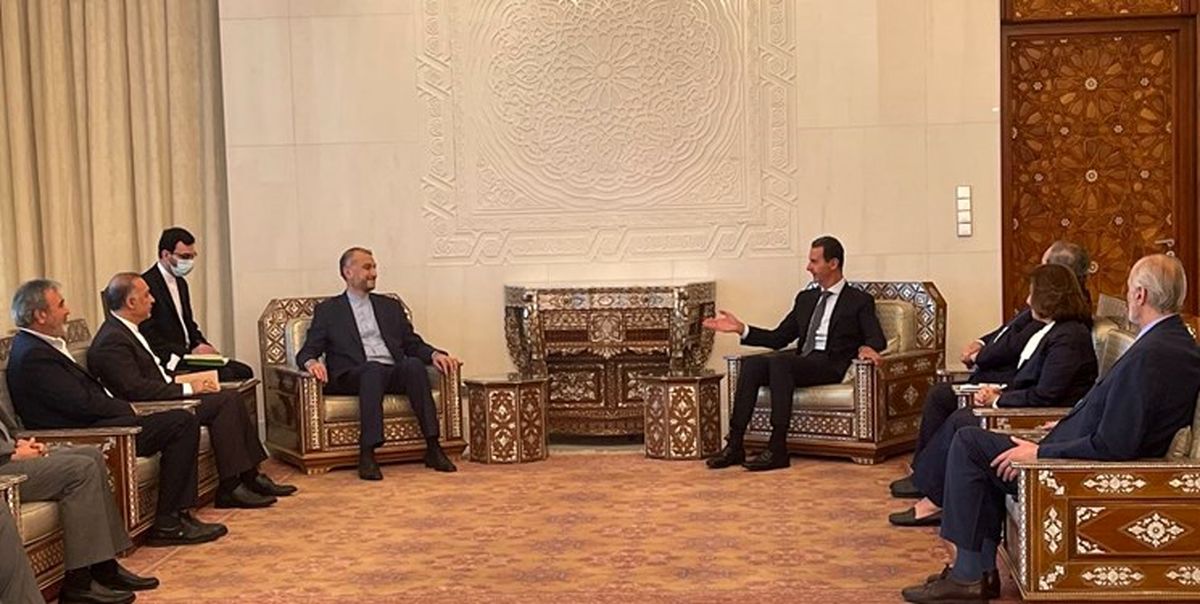 دیدار امیر عبداللهیان با بشار اسد 