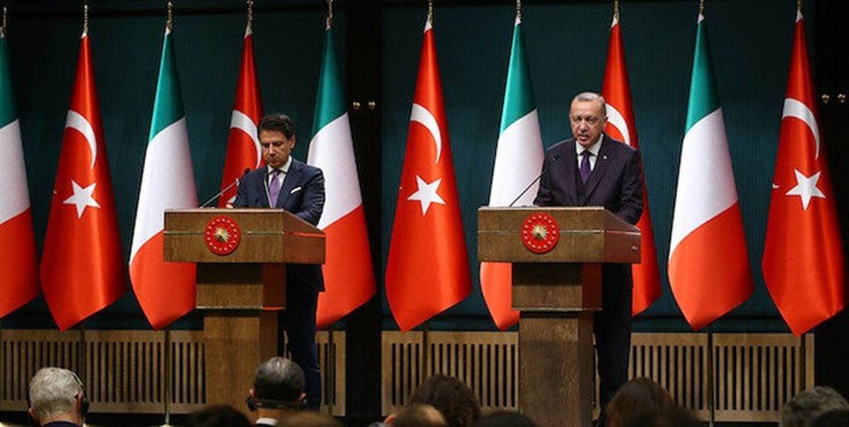 موضوع گفت‌وگوی اردوغان با نخست وزیر ایتالیا
