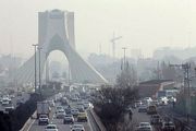 هوای تهران ناسالم  برای گروه‌های حساس 