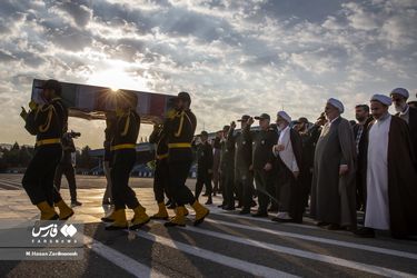 تشییع پیکر شهید کمندی در نیروی زمینی سپاه/گزارش تصویری