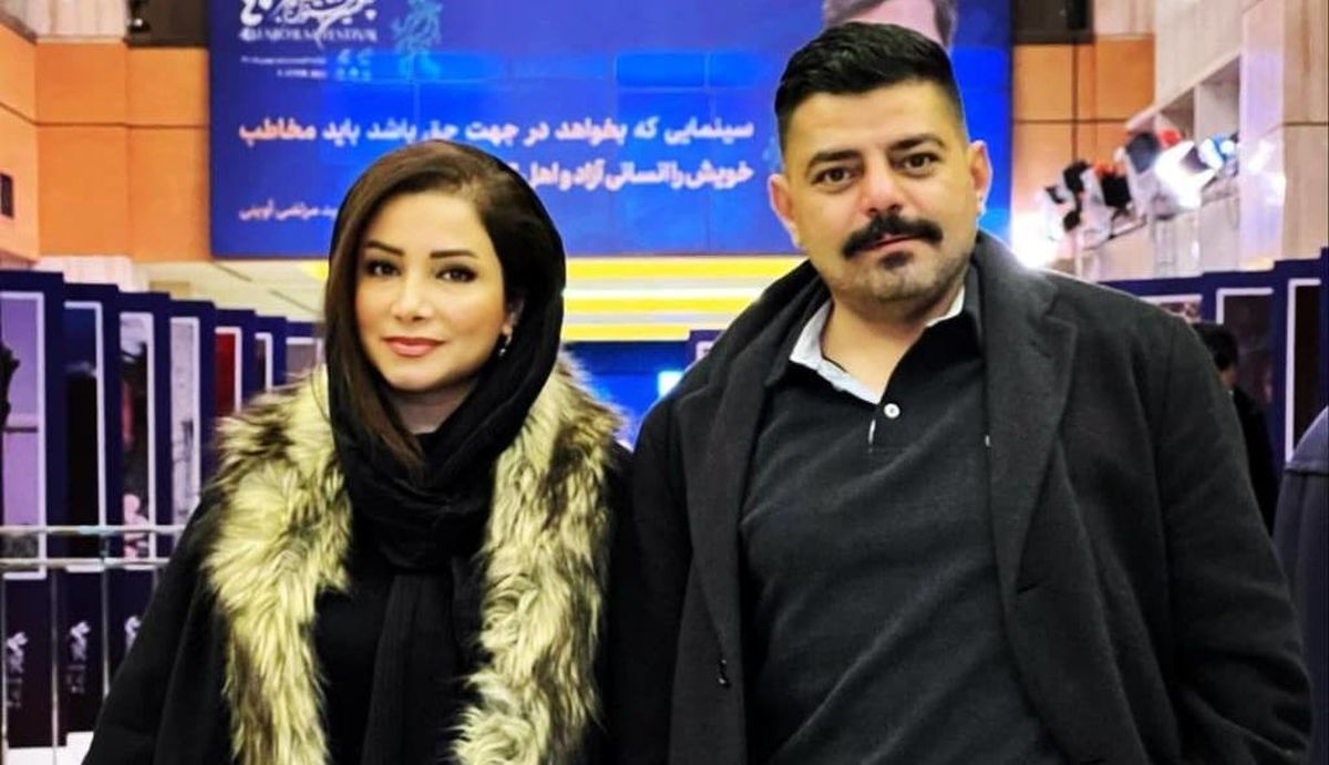 شاهد احمدلو و همسرش در جشنواره فجر+عکس
