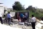پس لرزه تخریب خانه یک زن در بندرعباس 