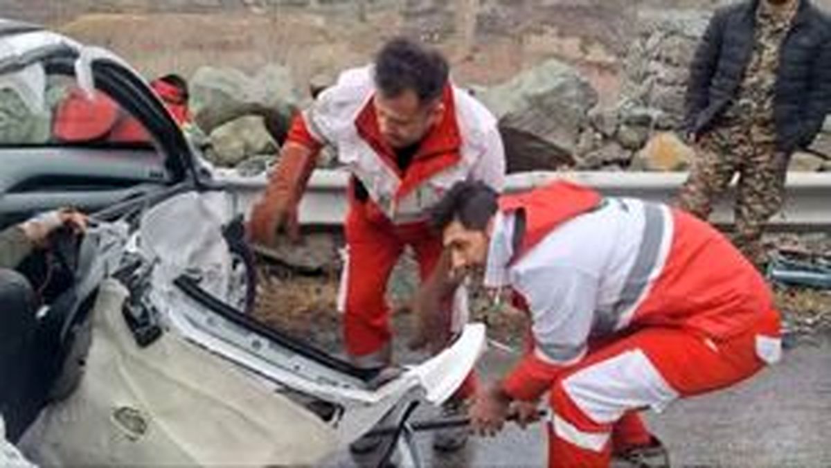 حادثه رانندگی در جاده کرج - چالوس ۸ مصدوم داشت
